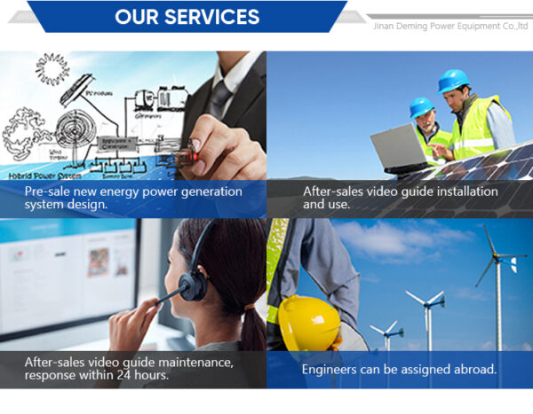 Wind power grid connected system 50kw on grid wind turbine controller support OEM customization – Image 6